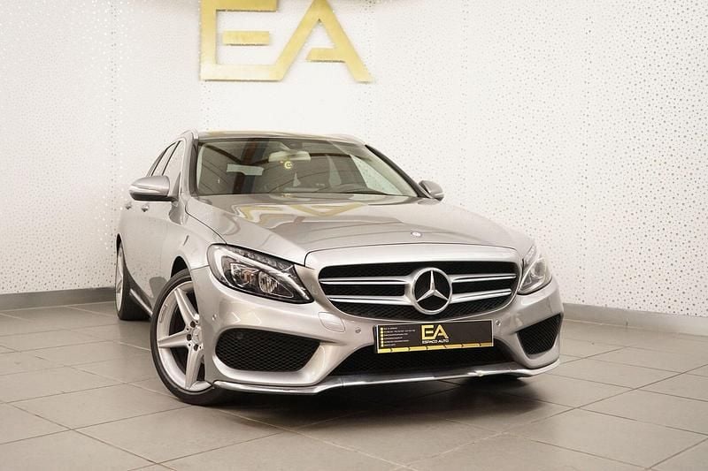 Cinza Usado 2015 Mercedes C200 AMG line Carrinha | € 17.980 (Preço justo) - Imagem 1/4