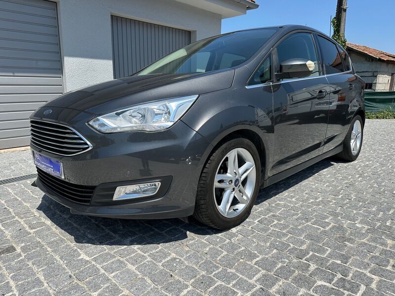 Cinzento (metalizado) Usado 2015 Ford C-MAX Titanium S Monovolume | € 12.500 (Preço justo) - Imagem 1/4