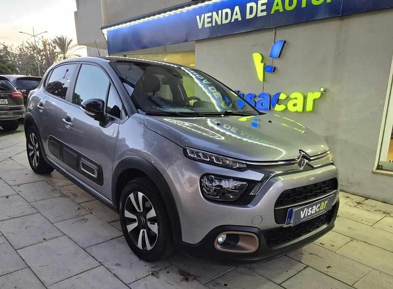 Cinzento Usado 2022 Citroën C3 PureTech Citadino | € 13.750 (Preço justo) - Imagem 1/4
