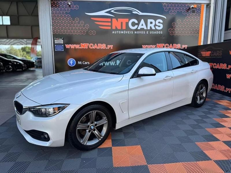 Branco pérola Usado 2018 BMW 418 Gran Coupé Sport Line Coupé | € 19.750 (Bom preço) - Imagem 1/4