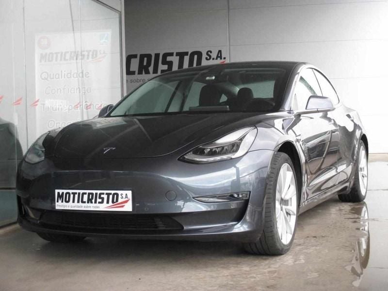 Usado Tesla Model 3 Long Range AWD 258 kW (351 HP) 2020 Cinzento Sedan