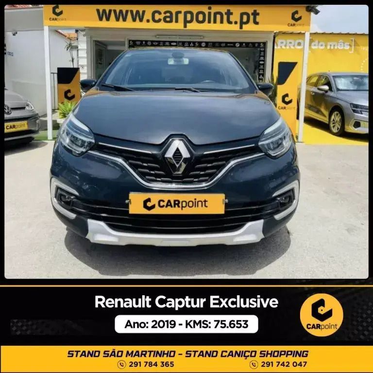 Azul Usado 2019 Renault Captur SUV | € 15.900 (Preço justo) - Imagem 1/4