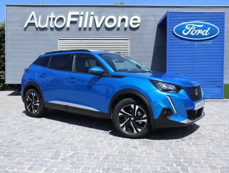 Azul Usado 2021 Peugeot e-2008 Allure SUV | € 20.450 (Bom preço) - Imagem 1/4