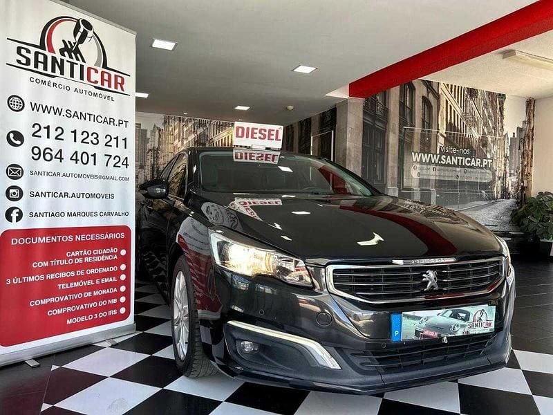 Cinza Usado 2017 Peugeot 508 Business-Line Sedan | € 13.990 (Preço elevado) - Imagem 1/4