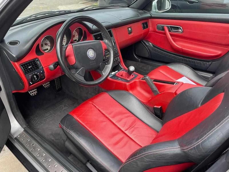 Usado Mercedes SLK200 192 HP (141 kW) 1997 Cinzento Cabrios