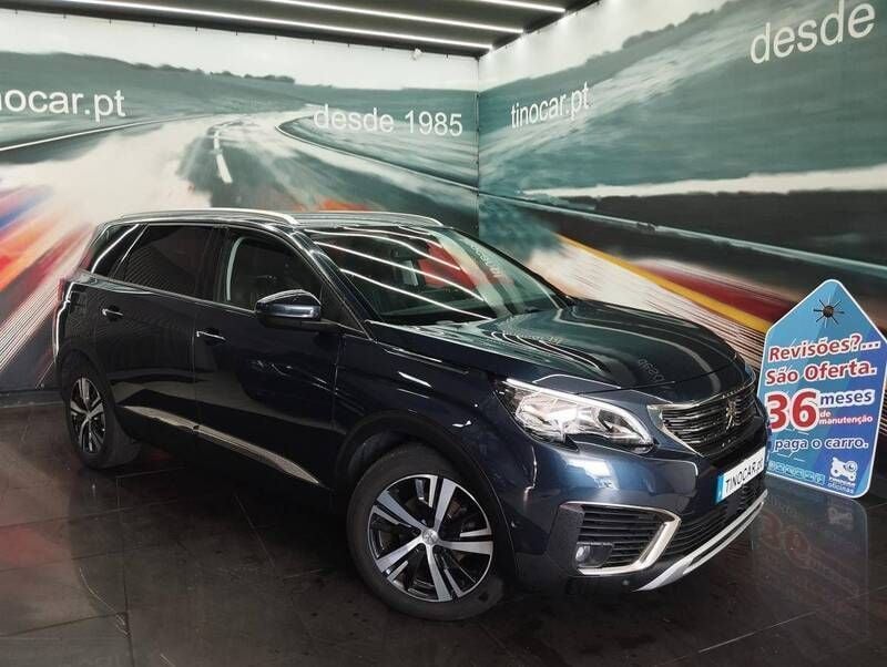 Azul Usado 2018 Peugeot 5008 Monovolume | € 21.999 (Preço justo) - Imagem 1/4