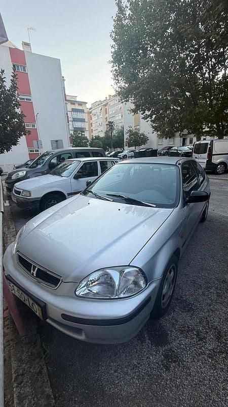 Cinzento Usado 1998 Honda Civic Citadino | € 2.500 - Imagem 1/4