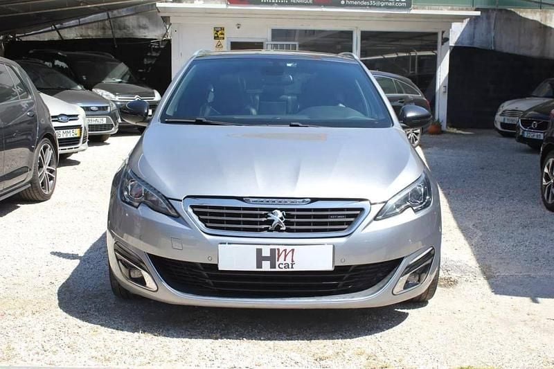 Usado Peugeot 308 SW GT-line 120 HP (88 kW) 2015 Cinza escuro Carrinha