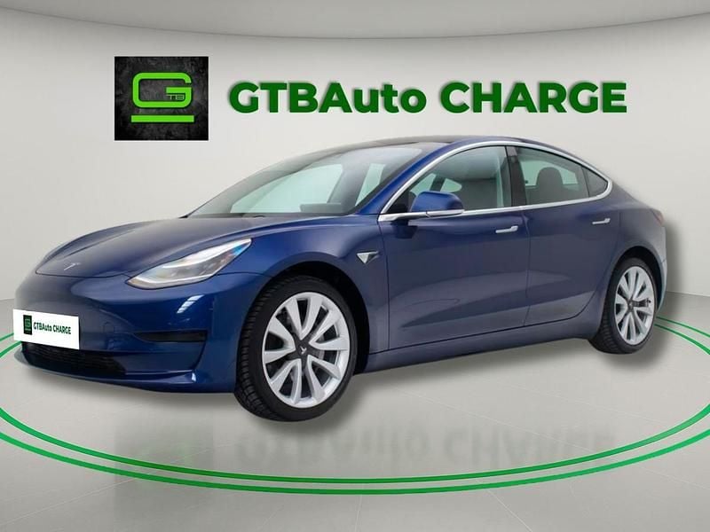 Azul Usado 2020 Tesla Model 3 Standard Range Sedan | € 21.499 (Preço justo) - Imagem 1/4