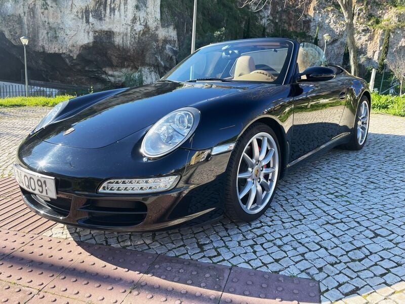 Preto Usado 2007 Porsche 911 Carrera S Cabriolet Cabrios | € 73.950 - Imagem 1/4