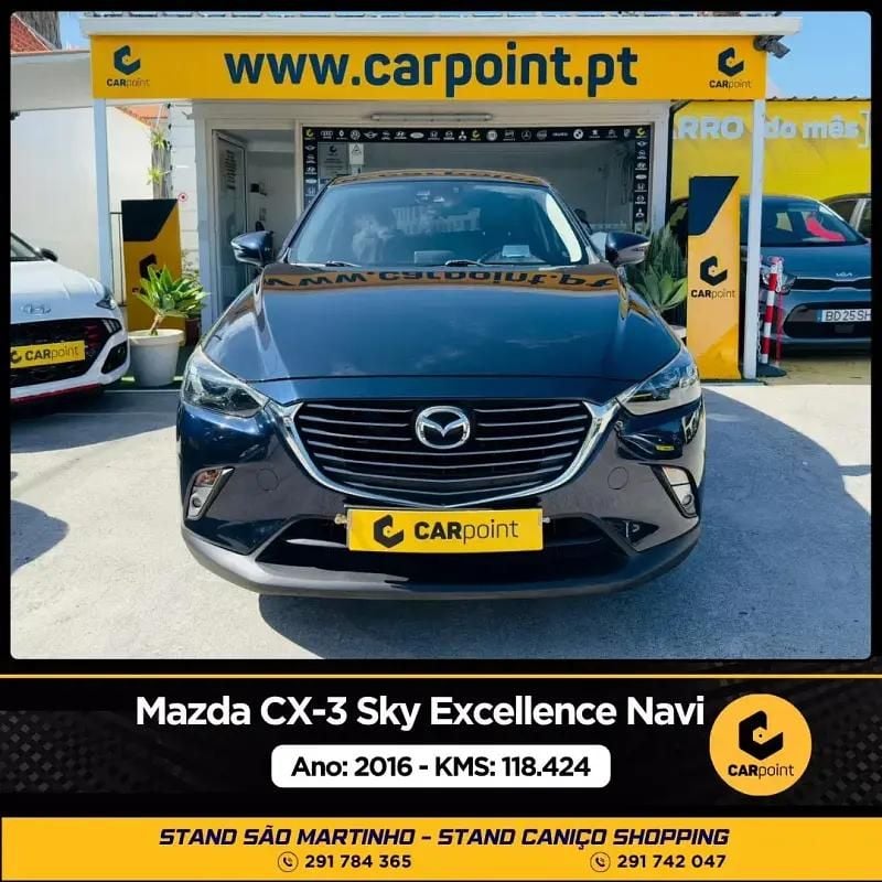 Azul Usado 2016 Mazda CX-3 Sky SUV | € 16.900 (Caro) - Imagem 1/4