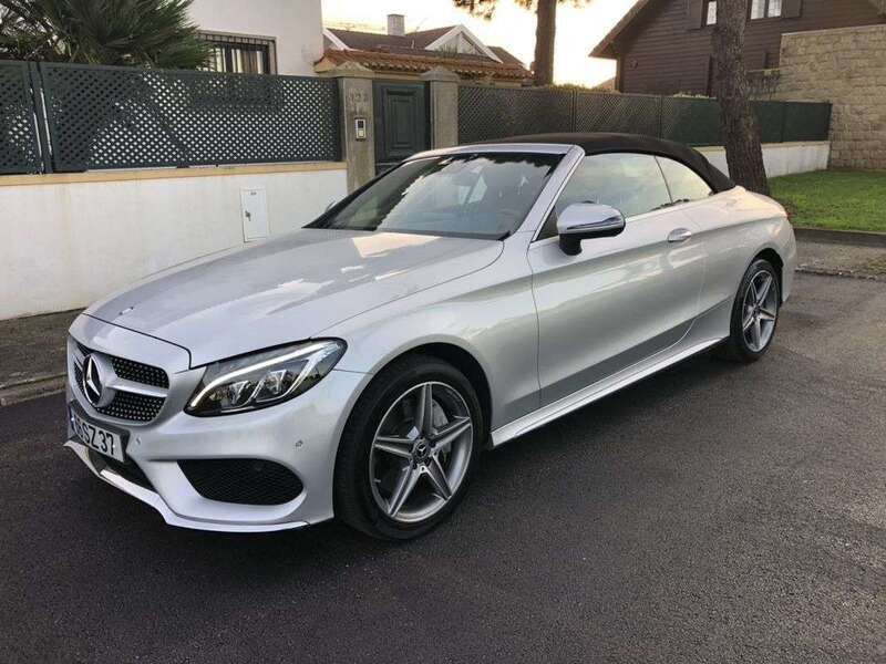 Cinzento Usado 2017 Mercedes C250 AMG line Cabrios | € 44.899 - Imagem 1/4