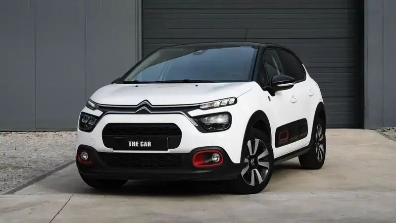 Branco Usado 2021 Citroën C3 PureTech Citadino | € 10.999 (Bom preço) - Imagem 1/4