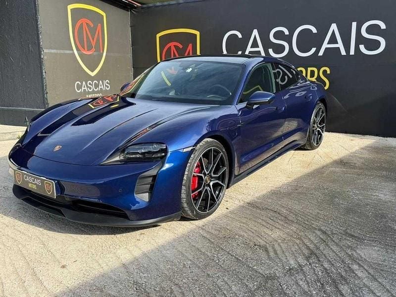 Azul Usado 2023 Porsche Taycan | € 92.990 - Imagem 1/4