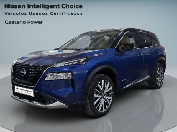 Azul Usado 2022 Nissan X-Trail Tekna+ SUV | € 43.490 (Bom preço) - Imagem 1/4