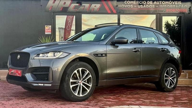 Cinzento Usado 2018 Jaguar F-Pace R-Sport SUV | € 24.990 (Super Preço) - Imagem 1/4