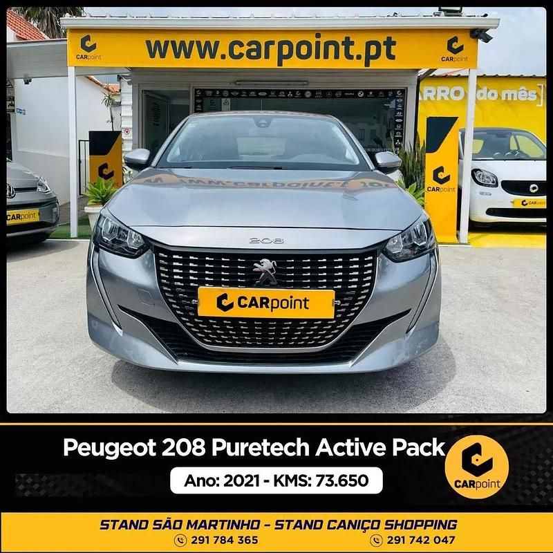 Cinza Usado 2021 Peugeot 208 Active Citadino | € 16.900 (Caro) - Imagem 1/4