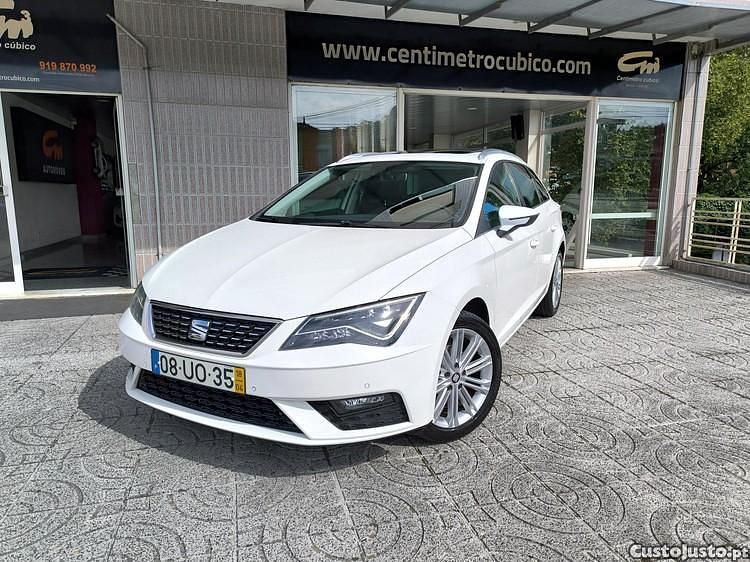 Branco Usado 2018 Seat Leon ST XCELLENCE Carrinha | € 16.750 (Caro) - Imagem 1/1