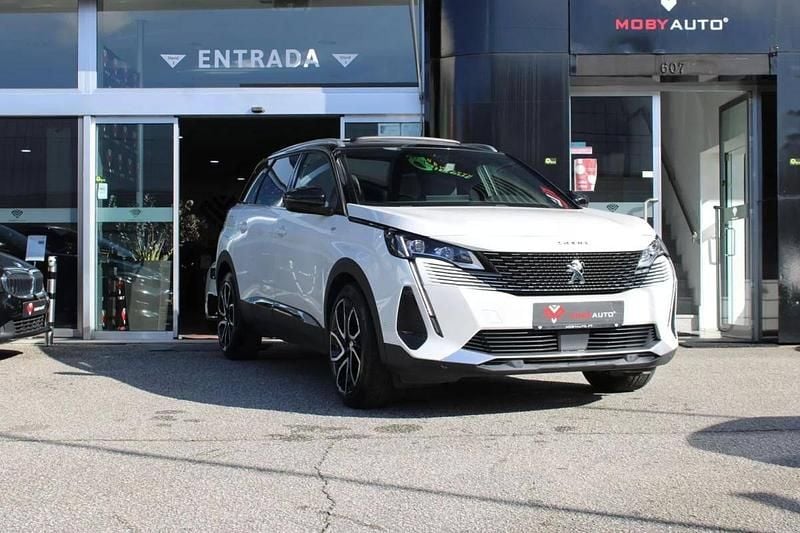 Branco Usado 2021 Peugeot 5008 GT-line Monovolume | € 24.900 (Preço justo) - Imagem 1/4