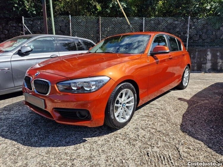 Usado BMW 116 Efficient Dynamics 116 HP (85 kW) 2015 Laranja Citadino
