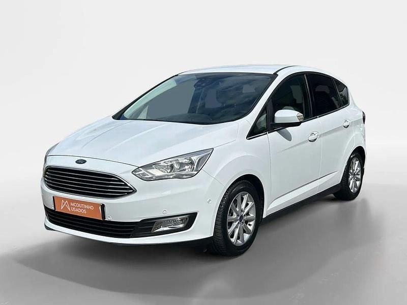 Branco Usado 2019 Ford C-MAX Titanium Monovolume | € 16.490 (Caro) - Imagem 1/4