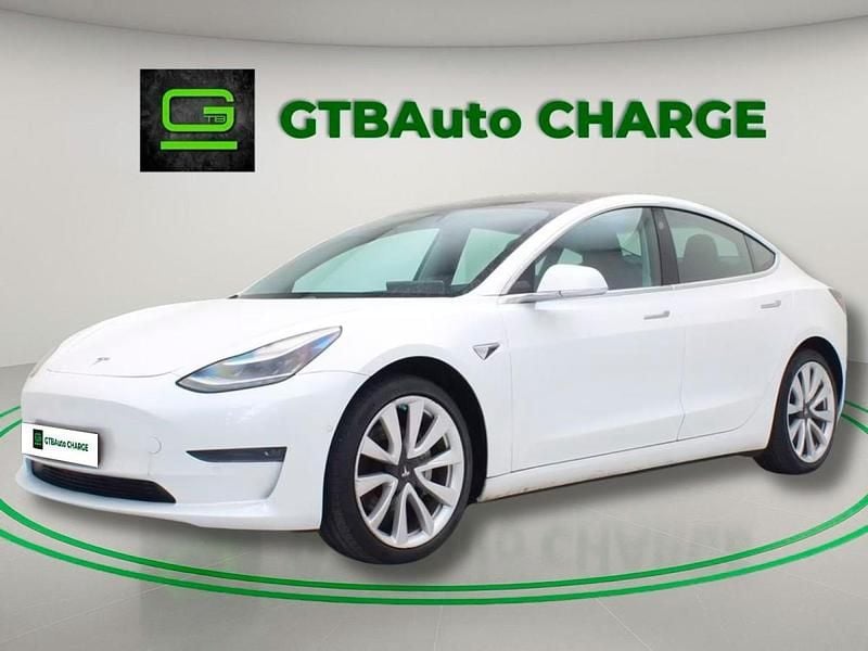 Branco Usado 2019 Tesla Model 3 Long Range AWD Sedan | € 28.999 (Preço elevado) - Imagem 1/4