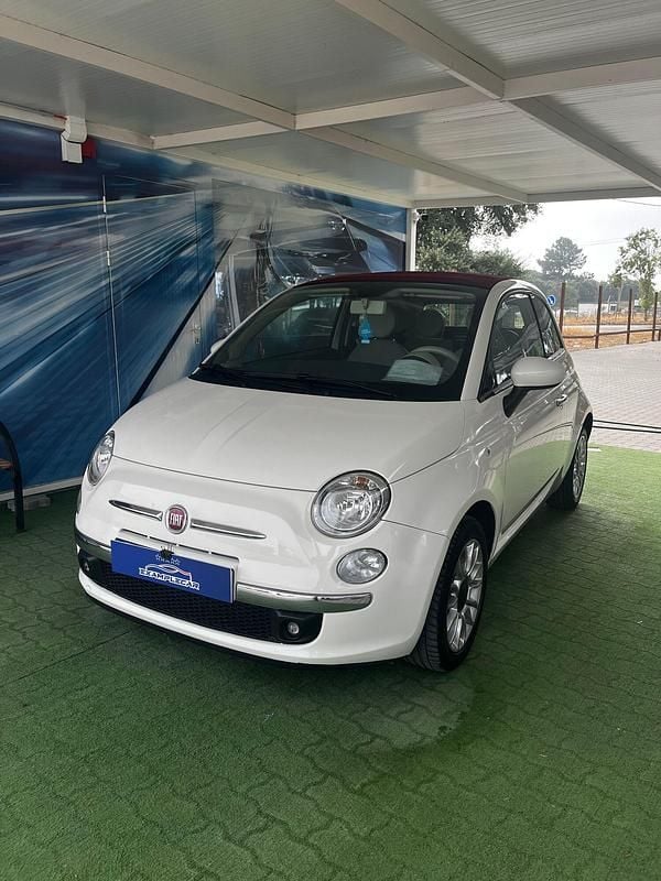 Branco Usado 2014 Fiat 500C Lounge Cabrios | € 11.950 (Preço elevado) - Imagem 1/4