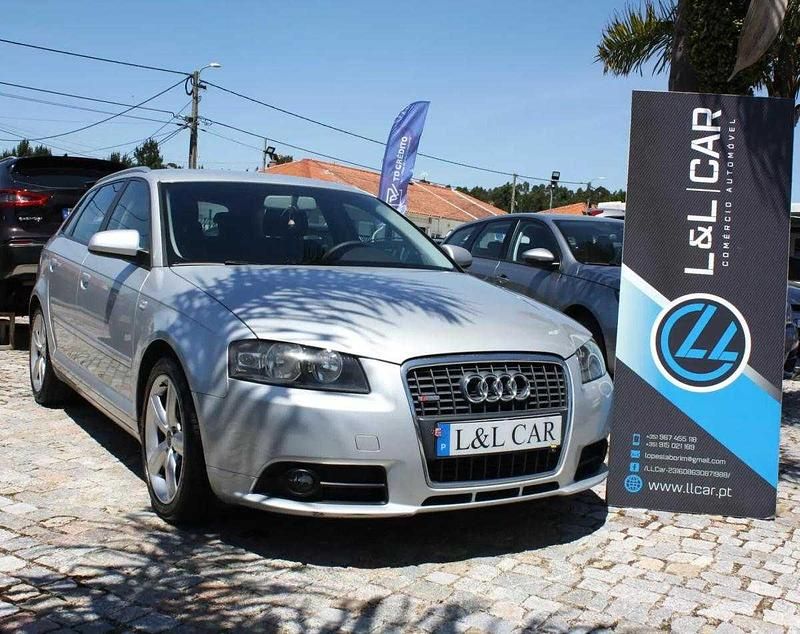 Cinzento Usado 2008 Audi A3 | € 10.900 (Caro) - Imagem 1/4
