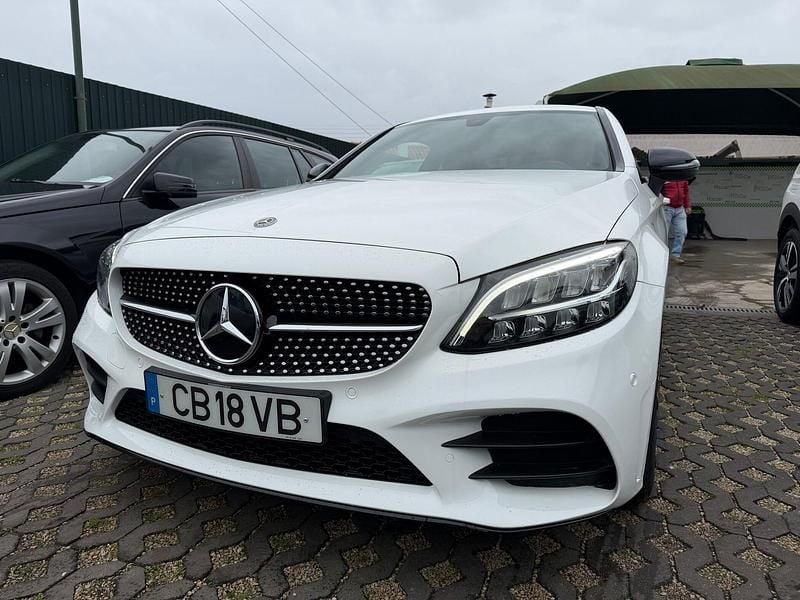 Branco Usado 2019 Mercedes C220 AMG line Cabrios | € 32.900 (Super Preço) - Imagem 1/4