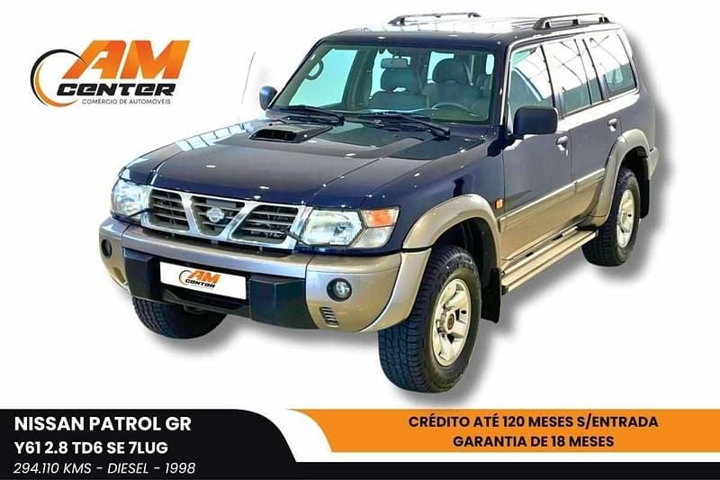 Azul Usado 1998 Nissan Patrol SUV | € 22.000 - Imagem 1/4