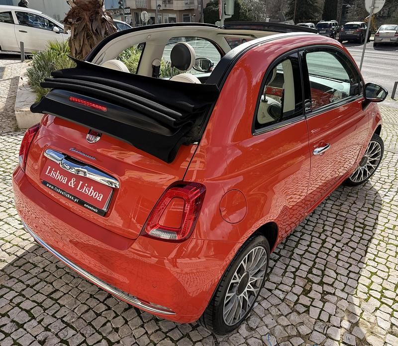 Usado Fiat 500C Anniversary 69 HP (50 kW) 2018 Vermelho perola Cabrios