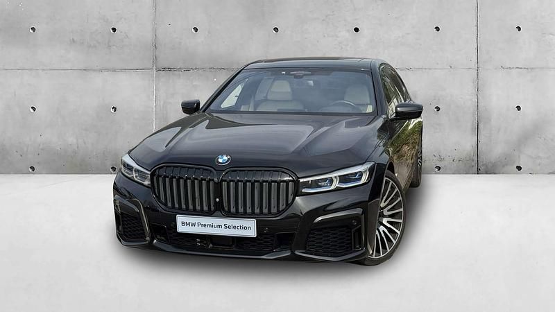 Preto sapphire metalizada cortinas dos vidros laterais traseiros Usado 2019 BMW 750L Comfort Edition Sedan | € 64.900 - Imagem 1/4