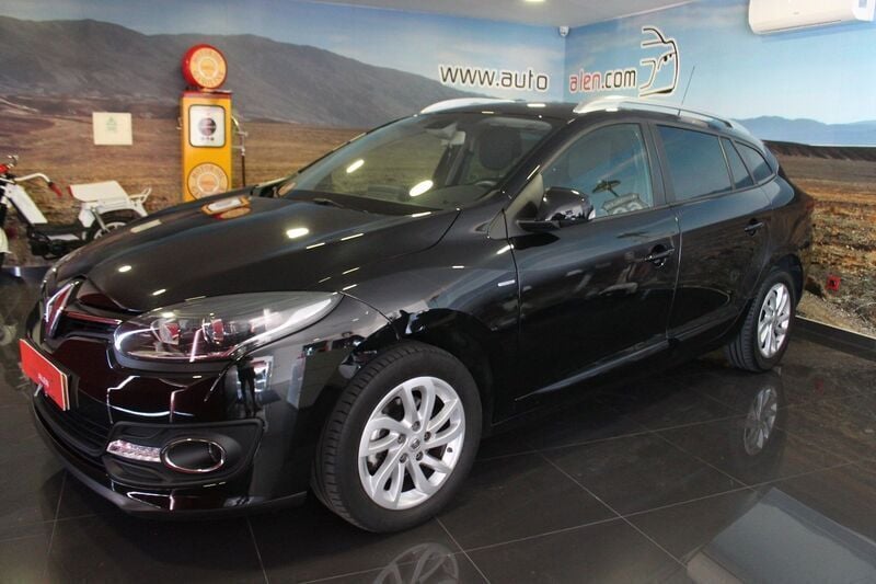 Preto Usado 2016 Renault Mégane GrandTour LIMITED Carrinha | € 9.950 (Preço justo) - Imagem 1/4