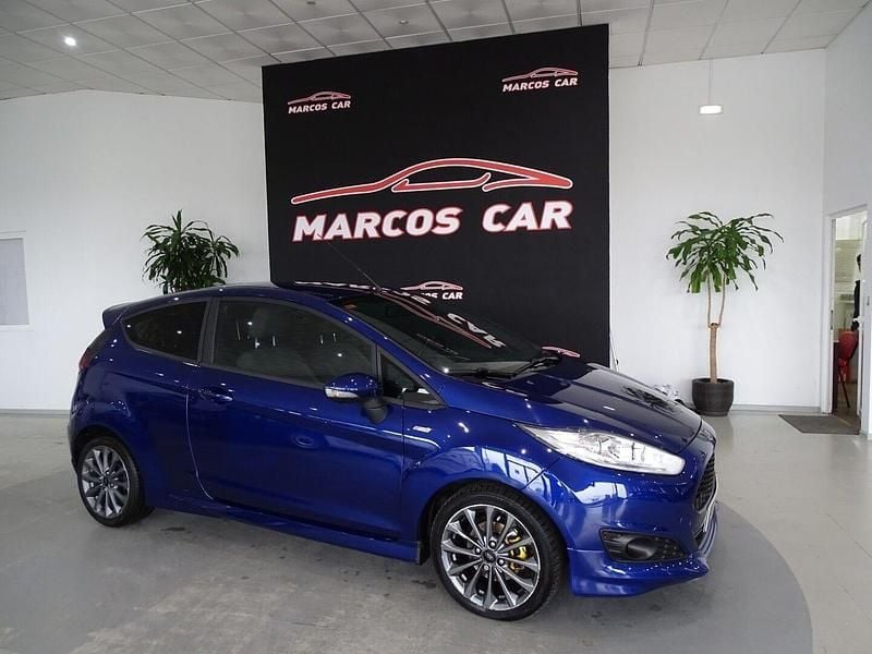 Azul (metalizado) Usado 2016 Ford Fiesta ST-Line Citadino | € 13.900 (Caro) - Imagem 1/4
