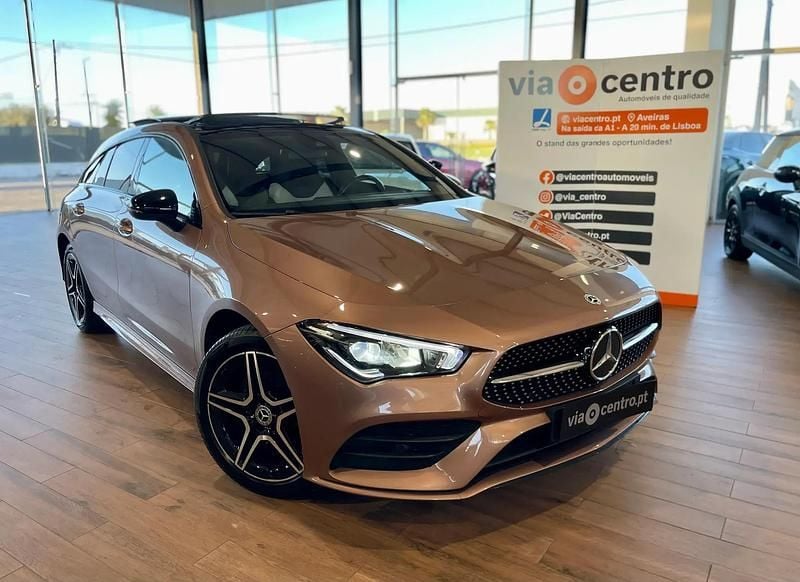 Usado Mercedes CLA250e Shooting Brake AMG line 218 HP (160 kW) 2022 Castanho Carrinha