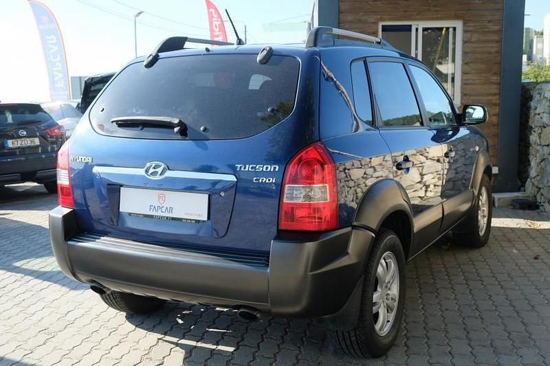Usado Hyundai Tucson 112 HP (82 kW) 2008 Azul SUV