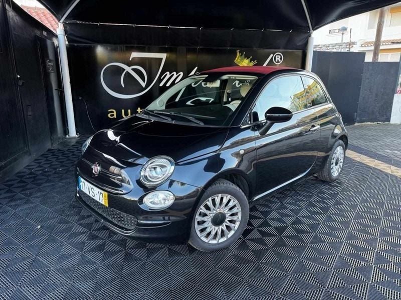 Preto Usado 2018 Fiat 500C Lounge Cabrios | € 12.900 (Preço justo) - Imagem 1/4
