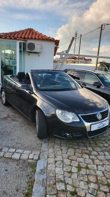 Preto Usado 2008 VW Eos Cabrios | € 6.950 - Imagem 1/4