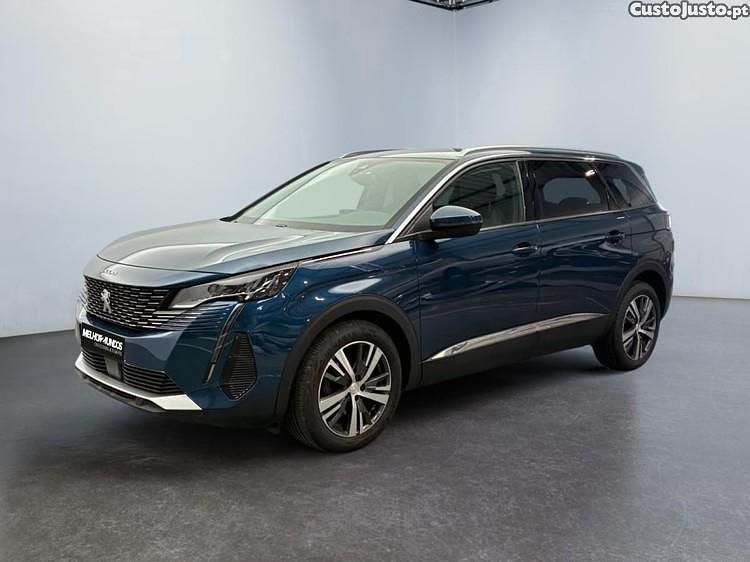 Azul Usado 2021 Peugeot 5008 Allure Monovolume | € 26.900 (Caro) - Imagem 1/1