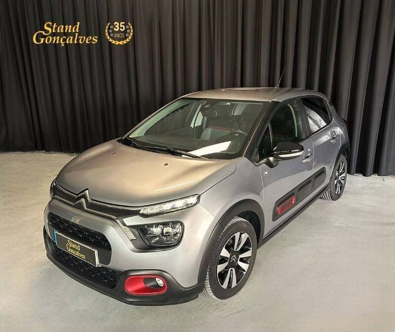 Cinzento Usado 2021 Citroën C3 Citadino | € 13.500 (Preço justo) - Imagem 1/4