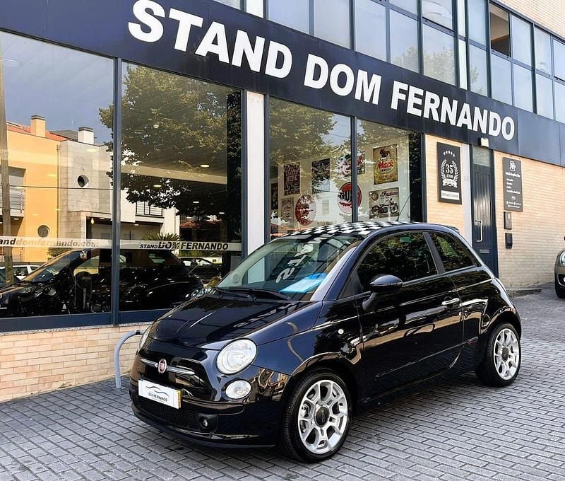 Preto Usado 2011 Fiat 500 Lounge Citadino | € 6.500 (Preço justo) - Imagem 1/4