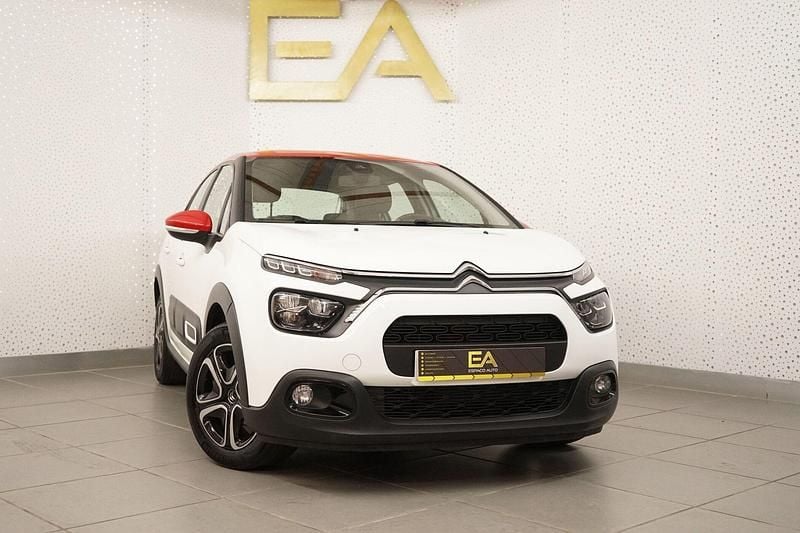 Branco Usado 2022 Citroën C3 PureTech Citadino | € 14.480 (Preço justo) - Imagem 1/4