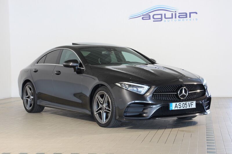 Cinza Usado 2020 Mercedes CLS220 AMG line Coupé | € 50.900 - Imagem 1/4