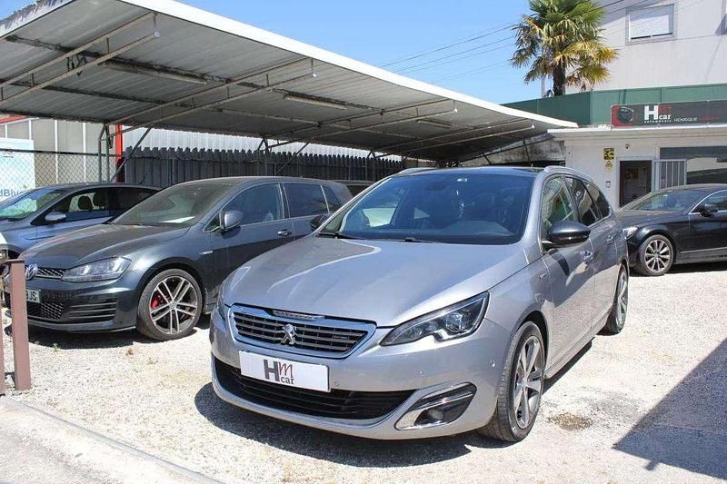 Usado Peugeot 308 SW GT-line 120 HP (88 kW) 2015 Cinza escuro Carrinha