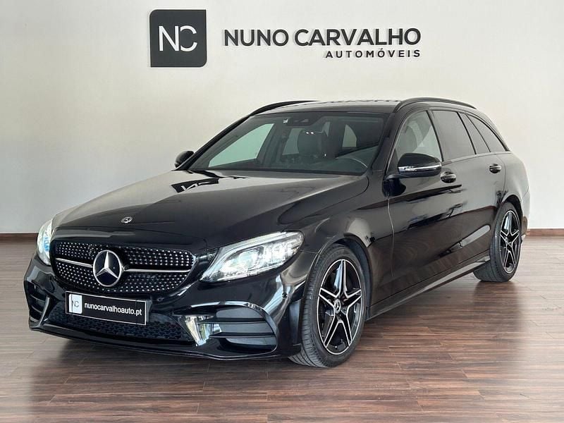 Preto Usado 2018 Mercedes C220 AMG line Carrinha | € 29.950 (Caro) - Imagem 1/4