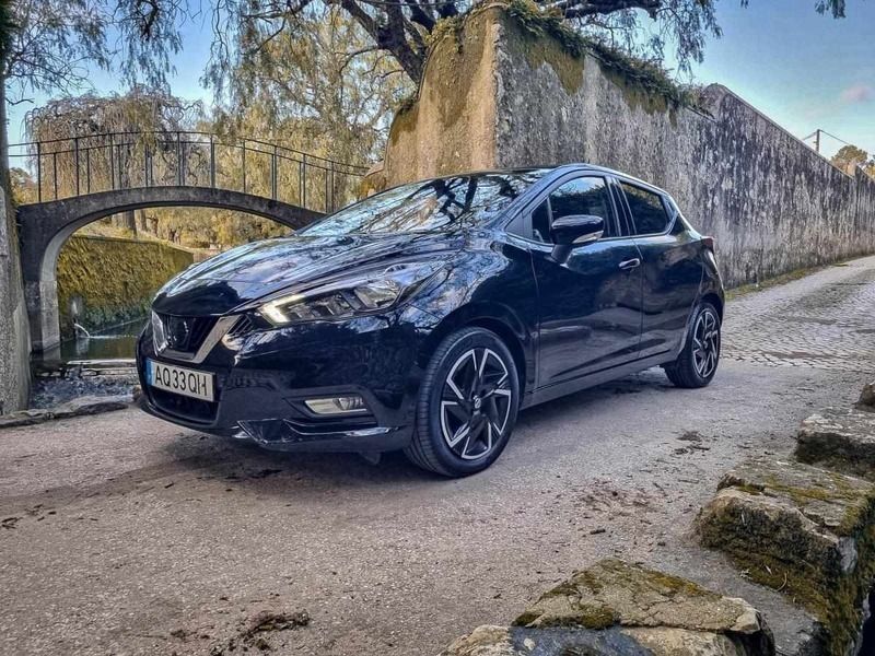 Preto Usado 2022 Nissan Micra Citadino | € 13.490 (Bom preço) - Imagem 1/4