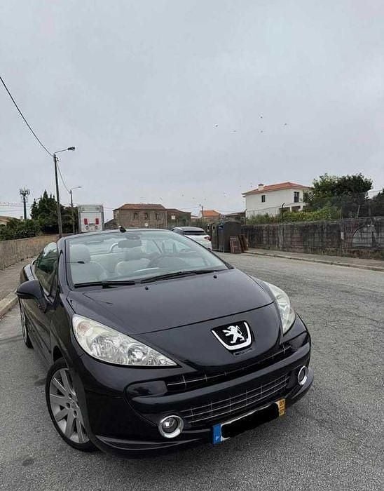 Preto Usado 2007 Peugeot 207 CC Sport Cabrios | € 5.990 (Preço justo) - Imagem 1/4