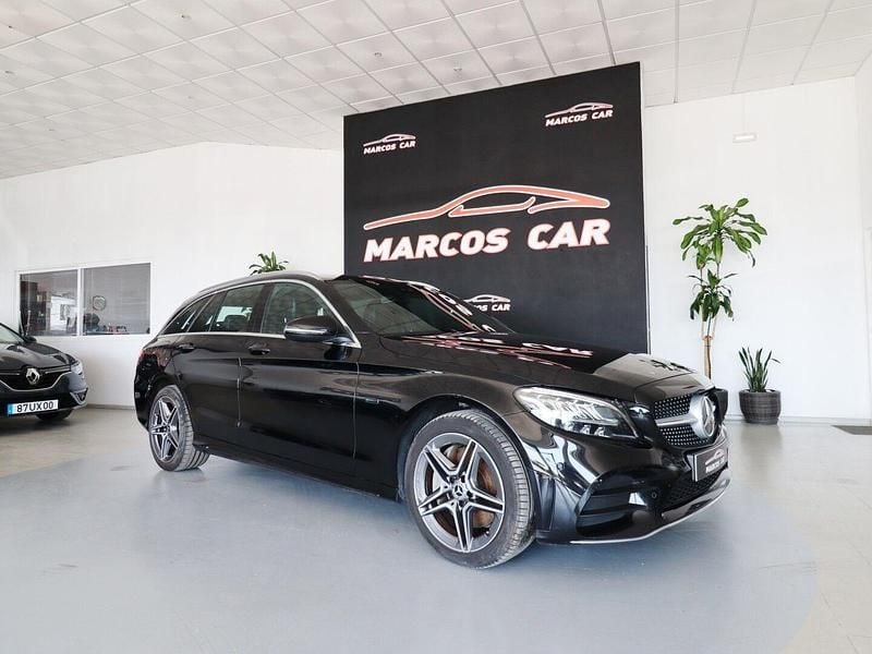 Preto Usado 2020 Mercedes C300e AMG line Carrinha | € 30.400 (Preço justo) - Imagem 1/4