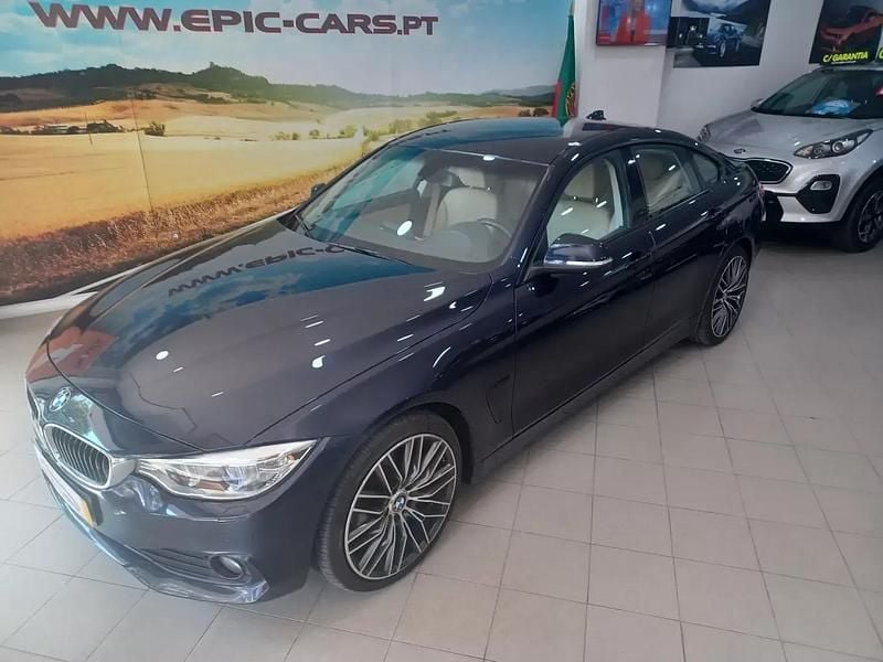 Azul Usado 2017 BMW 418 Gran Coupé Sport Line Coupé | € 21.890 (Bom preço) - Imagem 1/4