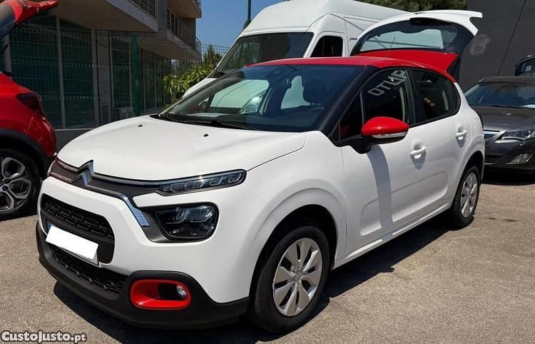 Branco Usado 2021 Citroën C3 Feel Citadino | € 13.850 (Preço justo) - Imagem 1/1